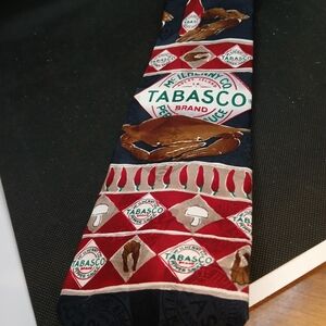 Tabasco print Tie.   HANG